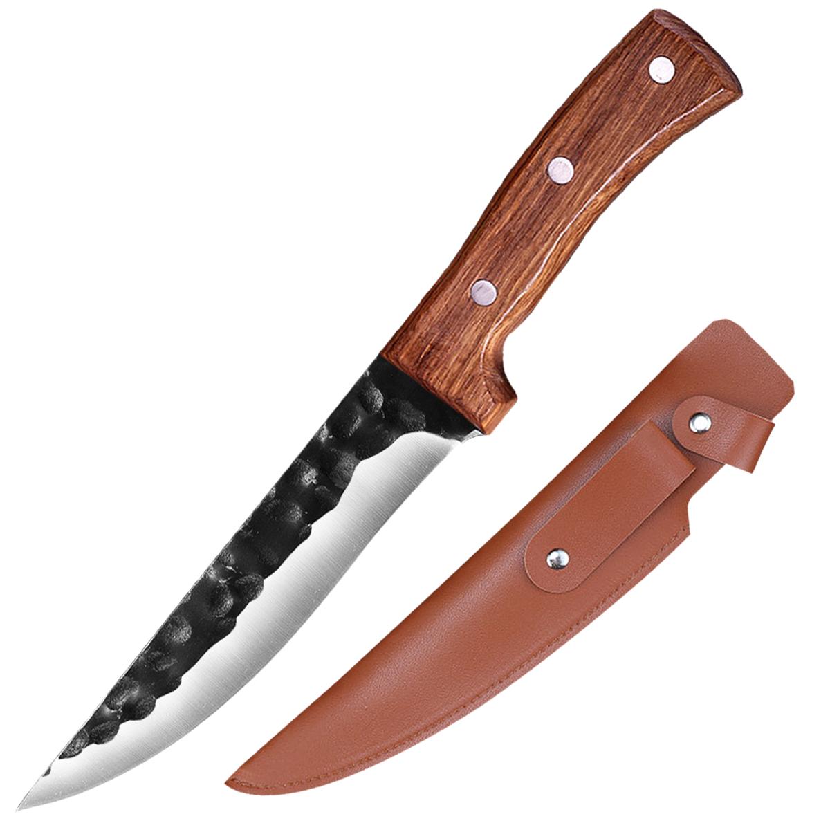 

Кованый нож для обвалки ручной работы, кухонный нож из нержавеющей стали, нож для рыбы, инструмент для резки фруктов и овощей Style 1