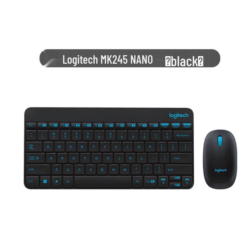 

Logitech MK245 Nano Wireless Keyboard and Mouse Combo