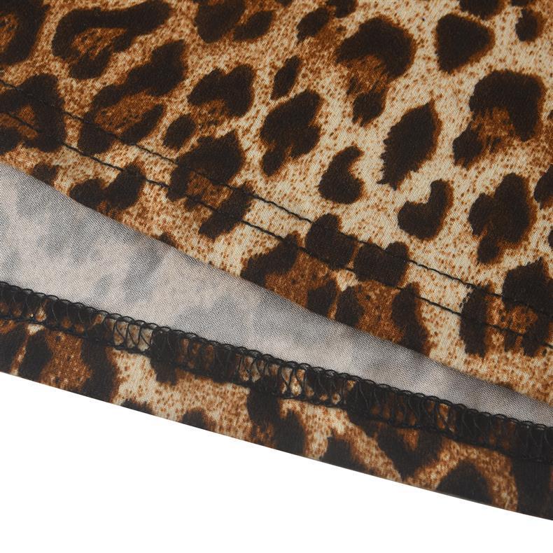 2024 Autumn/Winter Leopard Print Bodycon Mermaid Skirt