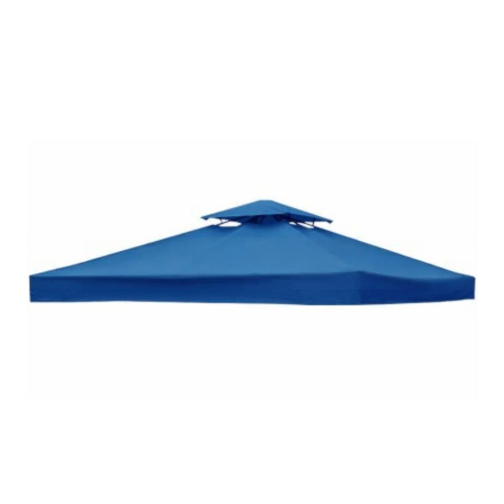 10x10 Ft Outdoor Canopy Cover Replacement for Patio Pergola Featuring Two Tier Structure Dirt Resistance and UV Protection