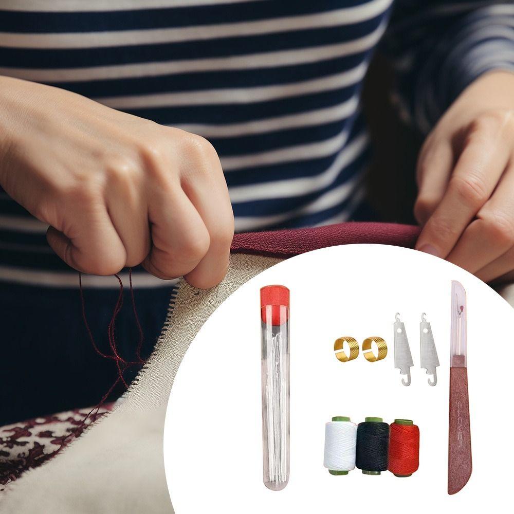 

34Pcs/Set Easy Sewing Large Nose Steel Needles Quilt Sewing Needle DIY Apparel Sewing Supplies