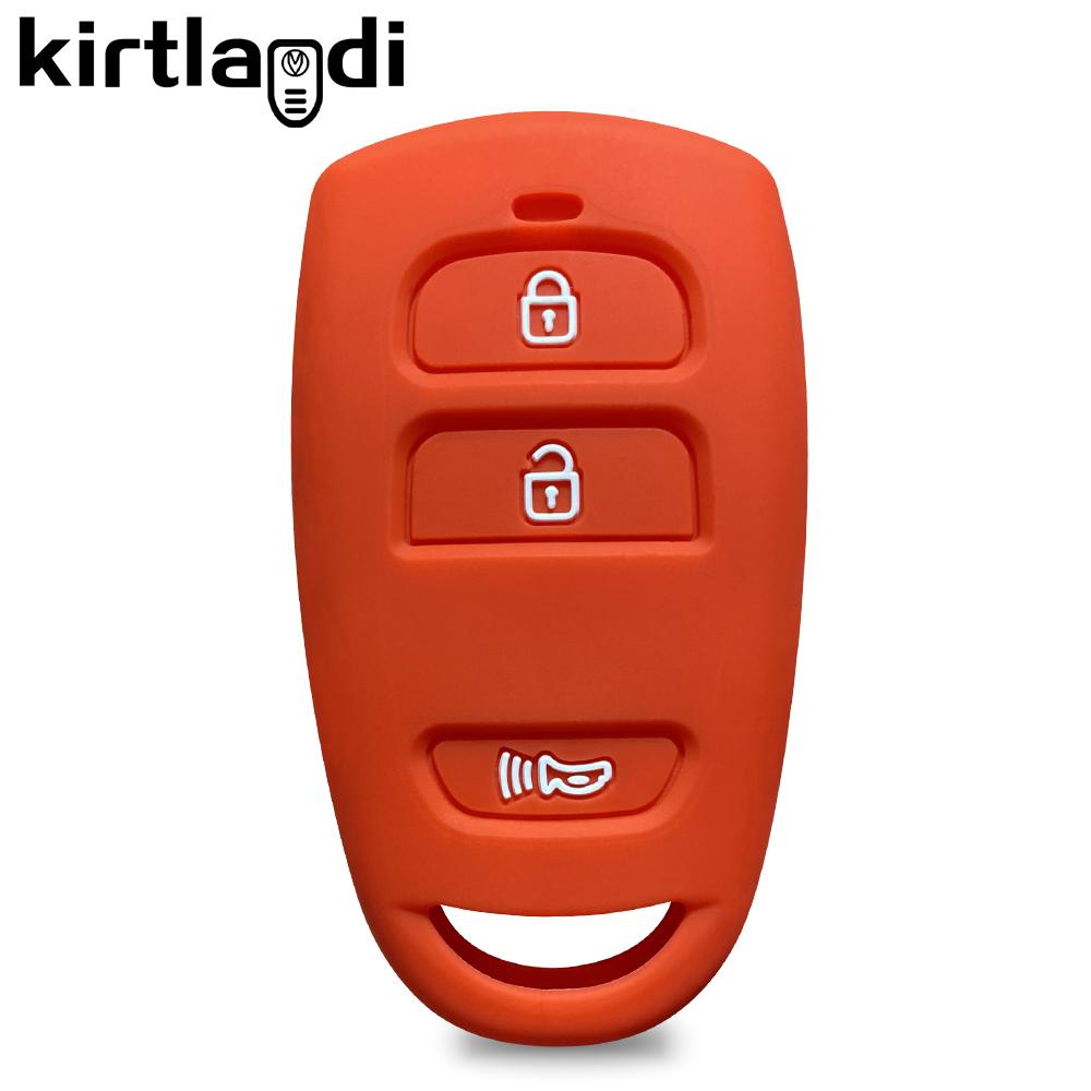 Silikonový obal držák na klíče od auta pro Kia Magentis Carens Sonata sorento rio soul forte pro Hyundai Tucson accent Santa Fe Avante