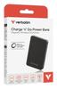 Verbatim 32227 Charge 'n' Go Essentials Magnetic Wireless Power Bank 10000mAh, Black