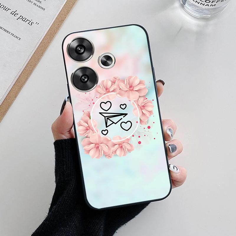 

For Coque Poco M6 4G Case Soft Silicone Back Cases for Xiaomi Poco M6 4G Phone Cover PocoM6 POCO M 6 Full Protection etui Funda For Poco M6 4G