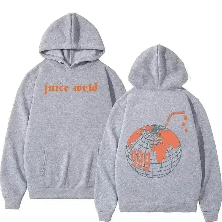 Juice WRLD Hoodies Herren Damen Kapuzenpullover Mode Hip Hop Lässig Pullover Herbst Jungen Mädchen Schwarz Streetwear Juicewrld