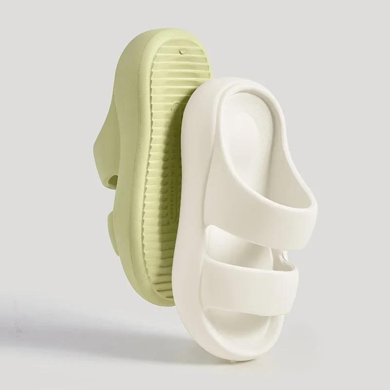 Soft Eva Platform Slippers for Woman Comfy Home Thick Bottom Slides Women 2024 Summer Non Slip Soft  Beach Flip Flops Zapatos