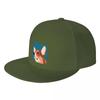 Corgi Baseball Cap Fashion Beach tea Hat Luxury Unisex Hat New In Hat Womens Beach Unisexs