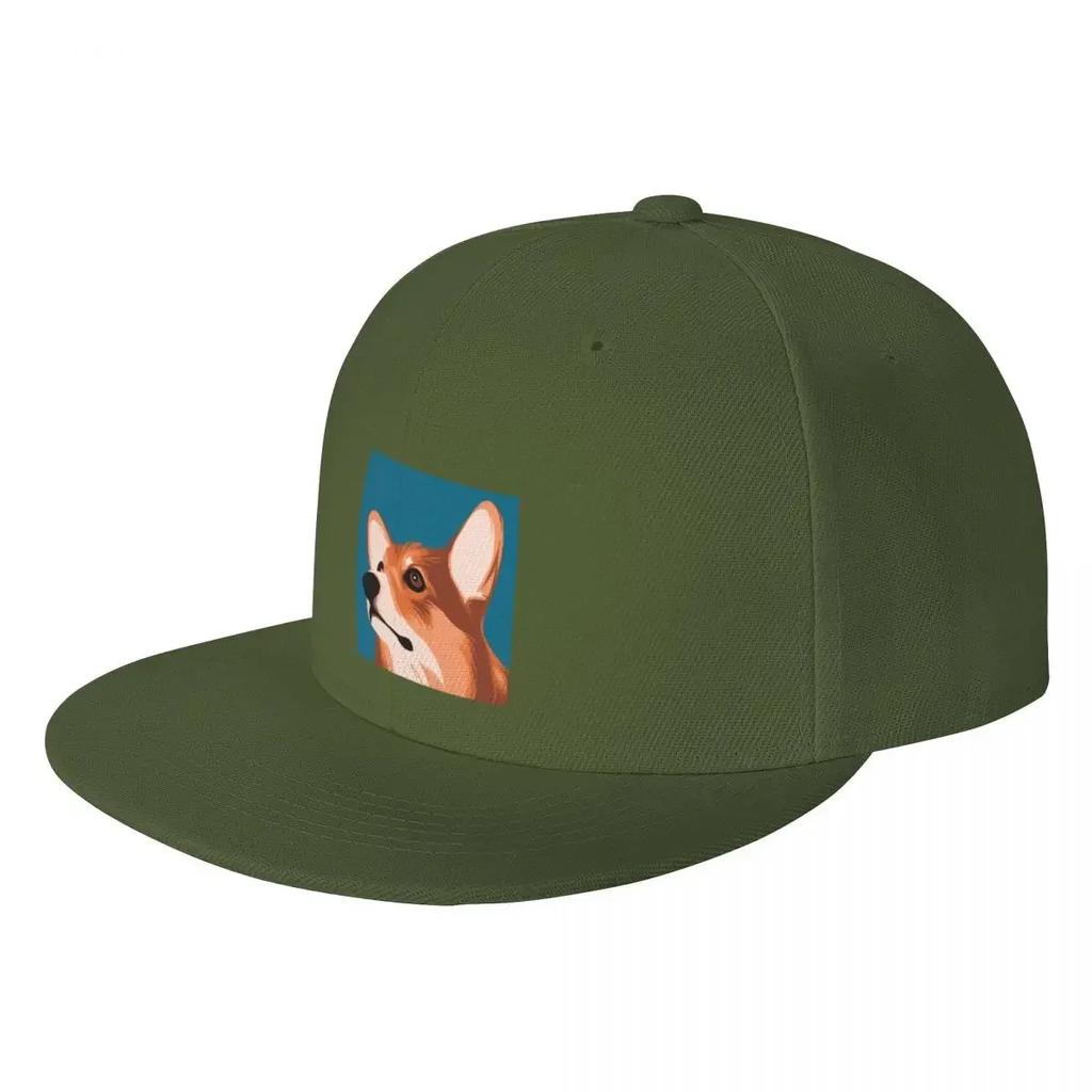 Corgi Baseball Cap Fashion Beach tea Hat Luxury Unisex Hat New In Hat Womens Beach Unisexs