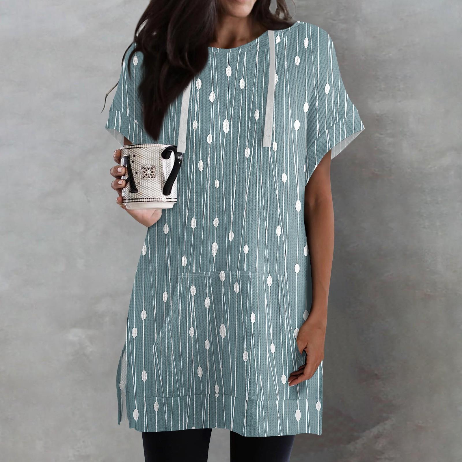 Женские свободные рубашки с принтом — фото 13