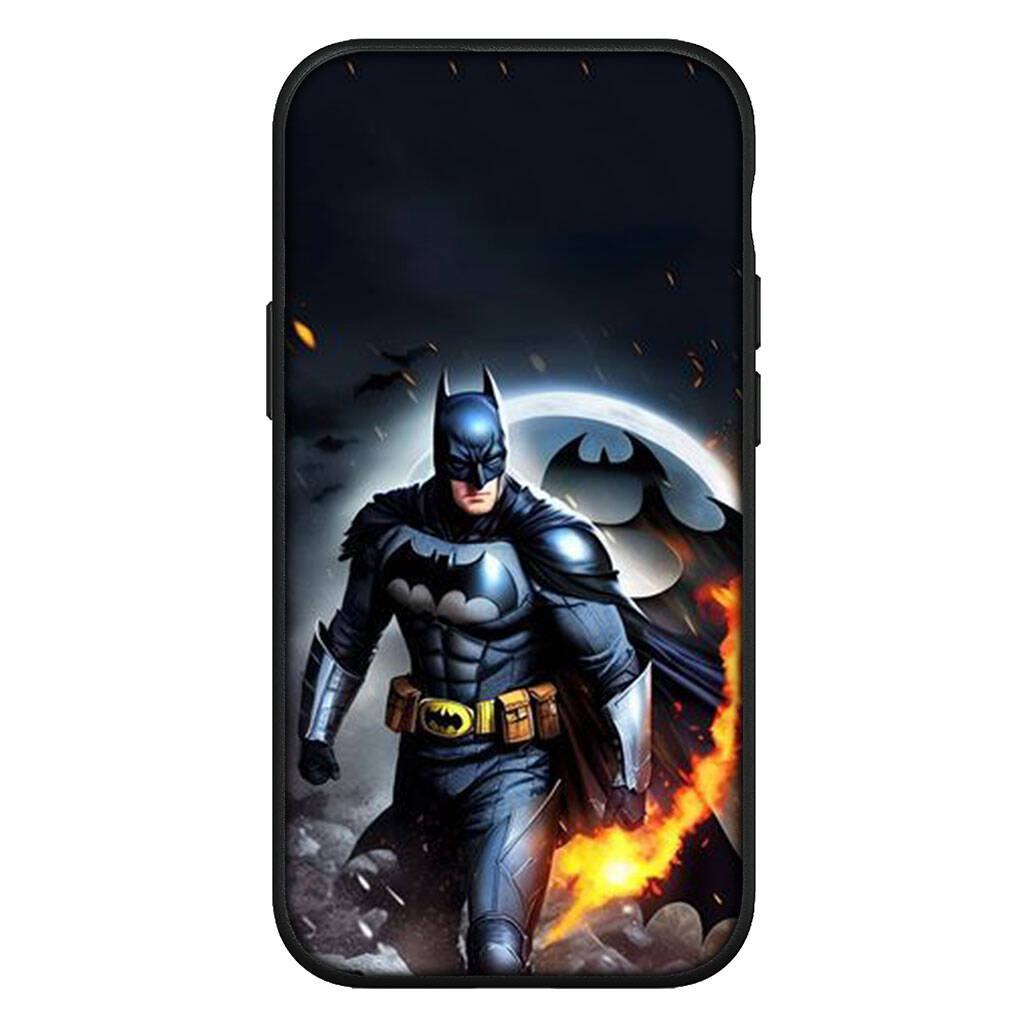 for Motorola Moto Edge 70 60 50 G54 G86 Samsung Galaxy S25 iPhone 17 16 15 Redmi Note 14 Pro Max Phone Case Cartoon Bruce Wayne Batmans Bat Man Cover