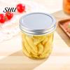 Sealed Jar with Silicon Seal 300/400/500/650ML Glass Screw Airtight Lid Large Capacity Clear Multifunctional Fruit Dry Goods Jam Nuts Grain