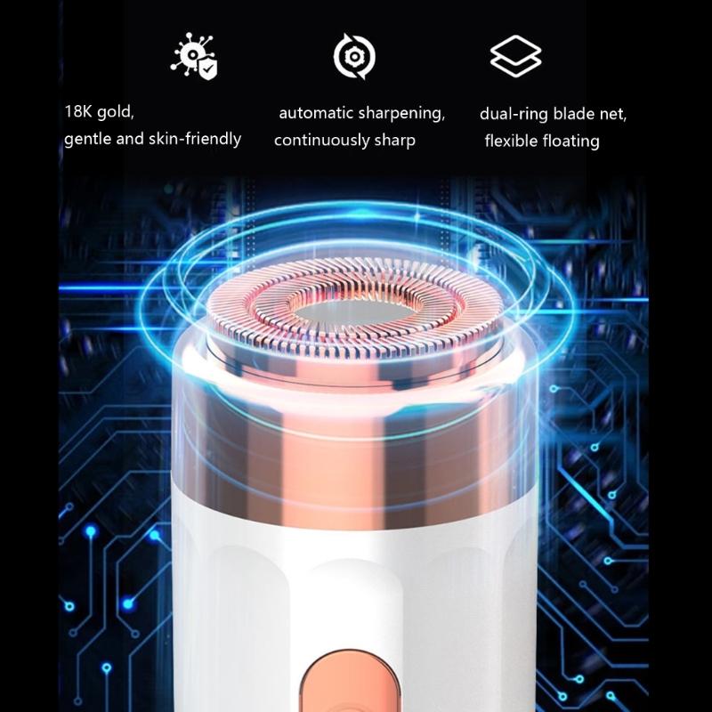 Gentle Electric Hair Removal Device For Ladies Easy Automatic Operate Hair Remover For Sensitive Areas Like Armpits Legs