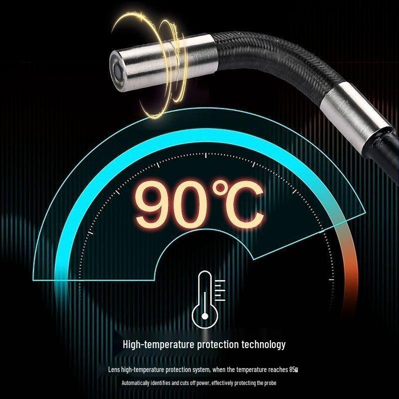 420° Rotating HD Automotive Endoscope: Waterproof, Oil & High-Temp Resistant Tool for Car Engine Cylinder Inspection