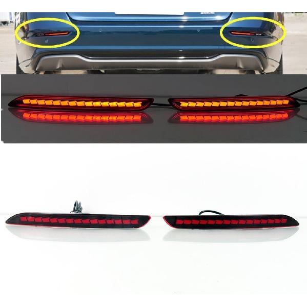 LED Rear Bumper Reflector Light Fit For 2023 2024 Honda Accord LED Brake/Tail/Driving Light With Sequential Turn Signal Light Fog Lamp