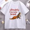 Baby Monkey Holding Plush Toy Graphic T Shirts Unisex Women Team Punch Tshirt Casual Comfortable Round Neck Shortsleeved Top
