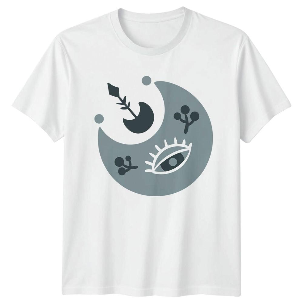 Celestial Eye Fish Moon Boho TShirt Celestial Boho Mystical Art Birthday S