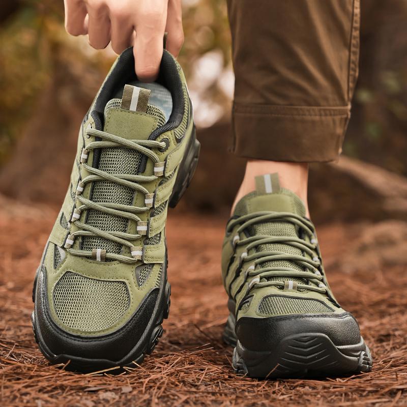 Herren Koreanischer Stil Vielseitige Lässige Laufschuhe Weich Leicht Atmungsaktiv Synthetisches Obermaterial Outdoor Wanderschuhe