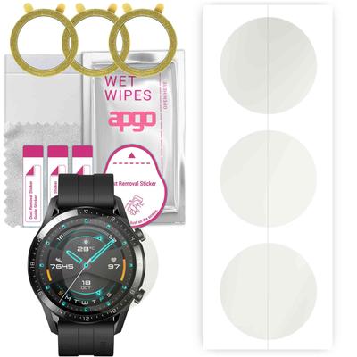 3x Apgo MATTE Hydrogel Screen Protector for Huawei Watch GT, Hydrogel Film, with Positioning Layer Easy Installation