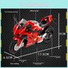 Alloy Motorcycle Ducati Model With Acousto Optic Design For Gift Childrens