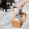 Verstellbarer Holz-Kaffee-Tamperständer für Barista-Küchenzubehör