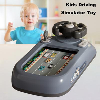 Kids Driving Simulator Toy 200 Levels Adjustable Educational Steering Wheel Toy Toddlers