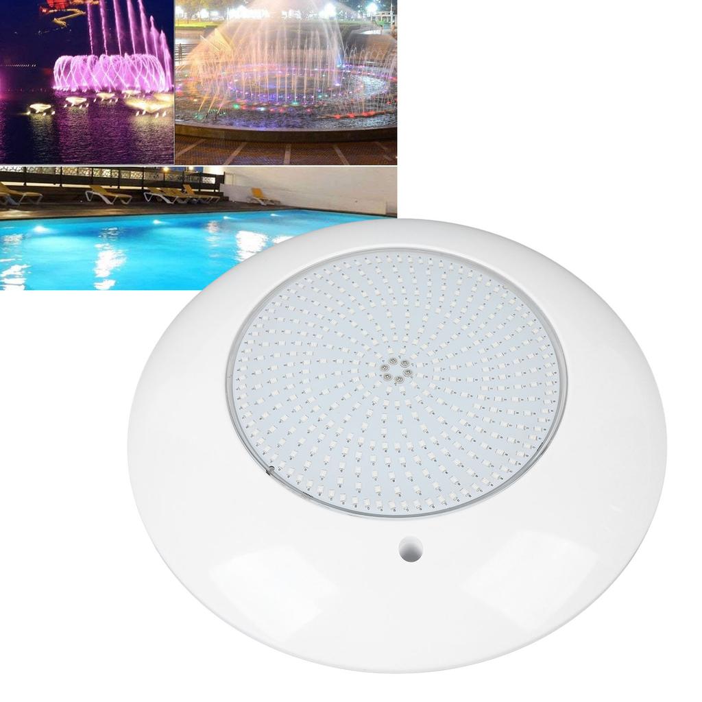 25W RGB LED Pool Light Wall Mounted Color Changing Underwater Light with Remote AC 12V Hardwired IP6
