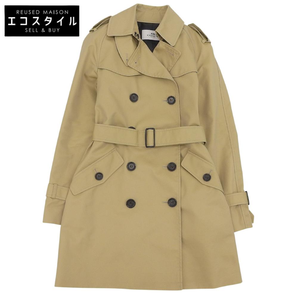 Coach Women's Beige Trench Coat XXS F86052 Coat XXS beigeUsed
