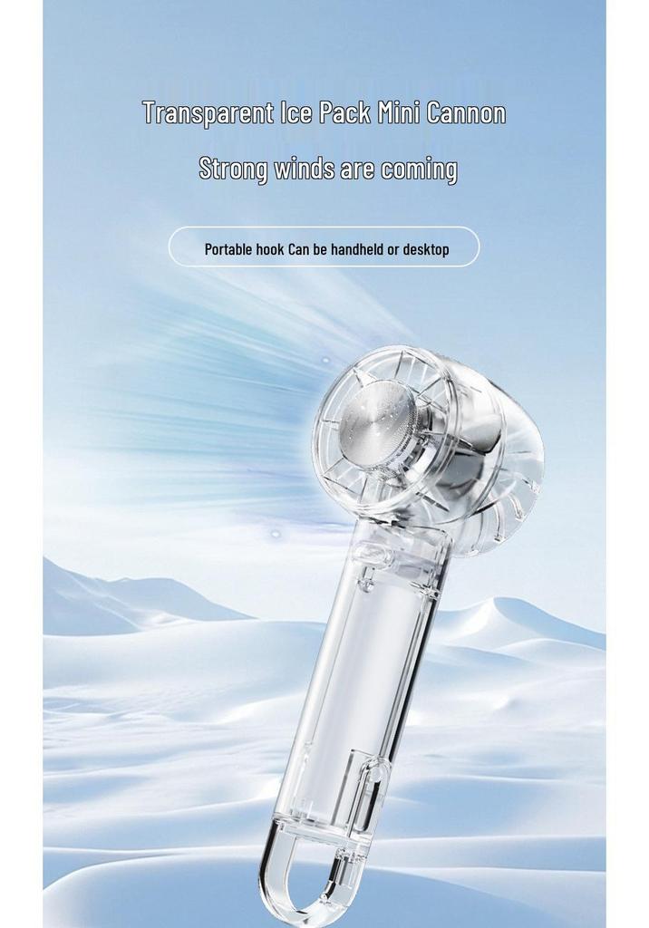 2026 Japan-Korea Creative Mini Handheld Fan with Fresh Cooling Ice Pack