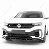 Per VW T-Roc MK1 A11 TSI/R 2019-2021 Pre-Lci 3 Pezzi Stile Maxton Spoiler Labbra Paraurti Anteriore Splitter Diffusore Kit Carrozzeria Retrofit