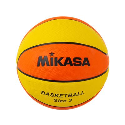 MIKASA Basketball 3 Juniors and Rubber No. (for Kids) Yellow/Orange B3JMR-YO