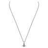 VIVIENNE WESTWOOD Collar con Colgante Orbe Pequeño Collar para Hombre Plata Gris Noche 8053195237623