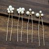 Silver Bride Hair Pins Gold Hair Fork Vintage Wedding Headwear  Headpiece