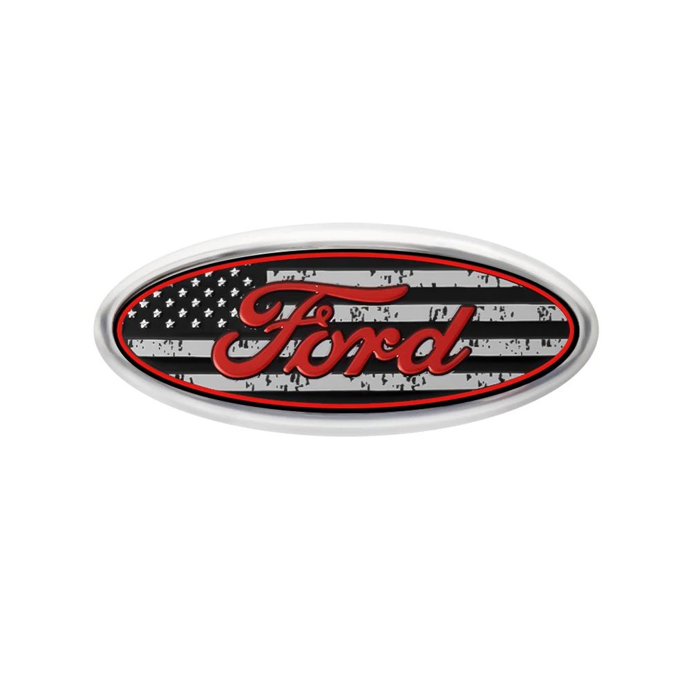 

Car Sticker For Ford Car Interior Steering Wheel LOGO Decor Ring Trim Cover Sticker For Ford Fiesta Mondeo Fusion Explorer Escap