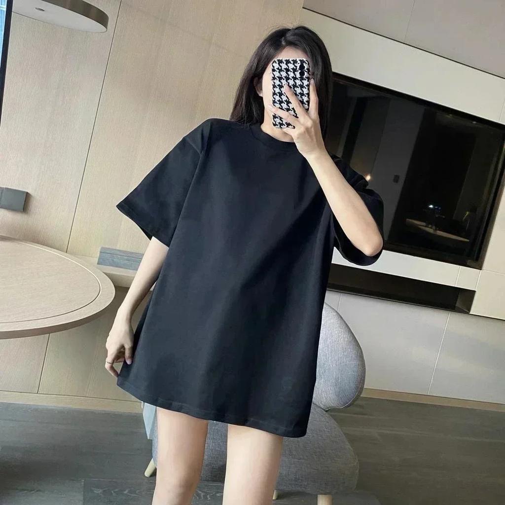 Women's New Ins Vintage Casua Harajuku Printed Cotton Fashion Women's T-Shirt Streetwear Loose Cotton Short Sleeve T-Shirt