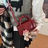 2024 Boston Contrast Color Handbag: Versatile, Fashionable Pillow Shoulder & Crossbody Bag for Women