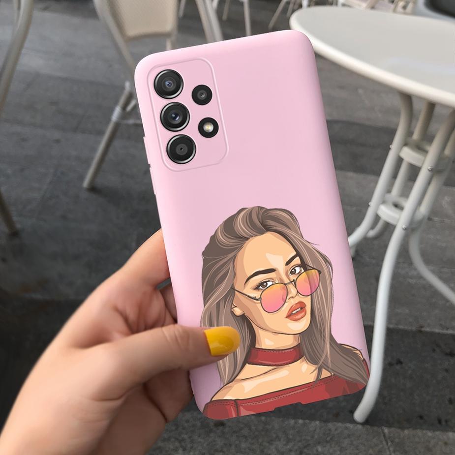 For Samsung Galaxy A23 Case SM-A235F Beautiful Girls Flowers Soft Silicone Case For Samsung A23 A 23 Back Cover GalaxyA23 Fundas