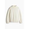 H M Regular Fit Turtleneck Sweater creaM