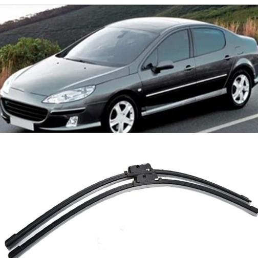 

For Peugeot 407 407 SW 2004-2010 Front Wiper Blades Glass Wipers 28 + 28 Peugeot 407 407 SW 2004-2010 28 inch + 28 inch