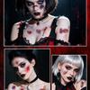 10 Sheets Waterproof Halloween Tattoo Sticker Scary Bloodiness Temporary Bruise Stickers  Women Men