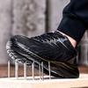 Work Sneakers Men Safety Shoes Construction Steel Toe Work Shoes Safety Boots Men Shoes Anti-puncture Working Summer Kevlar