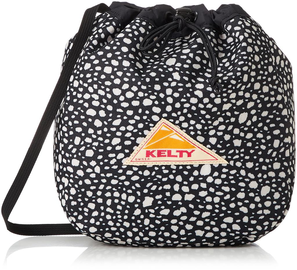 Shoulder Bag DP KINCHAKU SHOULDER Black Dalmatian [Kelty]