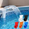 3D Printing Pool Return Fountain Plastic Pool Fountain Holder Pool Spray Nozzle  Outdoor Garden