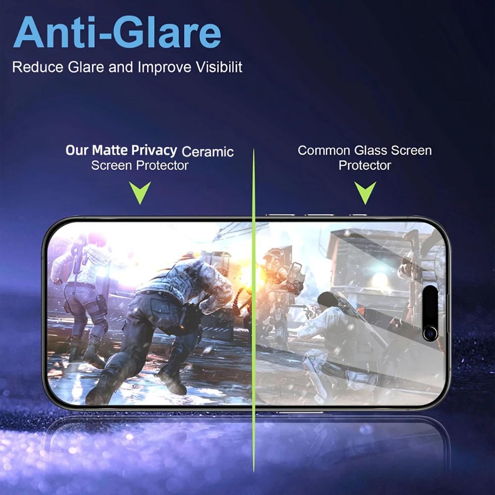 3pcs Fingerprint Unlocking Privacy Tempered Glass For Samsung Galaxy S26 S25 Edge S24 Ultra S23 S22 S21 Plus Note20 5G Anti Spy Screen Protector