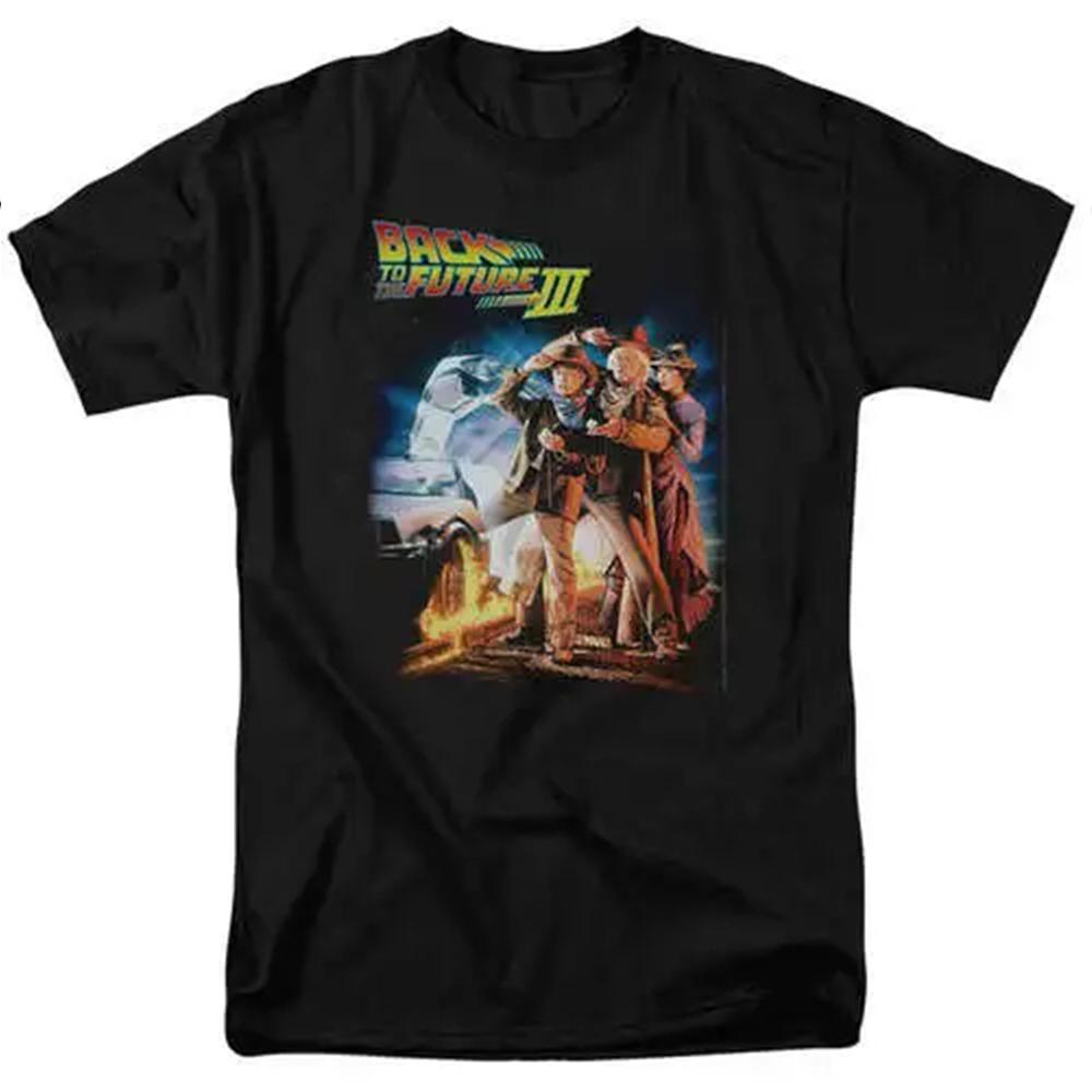 T Shirt for Men Camiseta Summer Short Sleeve T Shirts Back To Future Tee Tops Streetwear