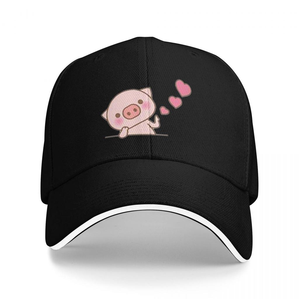 Unisex Baseball Hats Lots Of Little Hearts Pig Emoticon Outdoor Streetwear Summer Sports Baseball Caps Hiphop Cap Casquette Hats