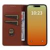 For iPhone 13 Pro Max Case RFID Blocking Strong Magnetic Leather Wallet Phone Cover