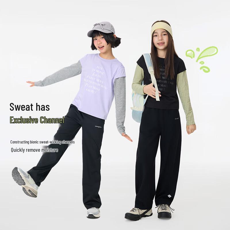 onmygame Girls  Faux Two-Piece Long Sleeve Sports T-Shirt 150