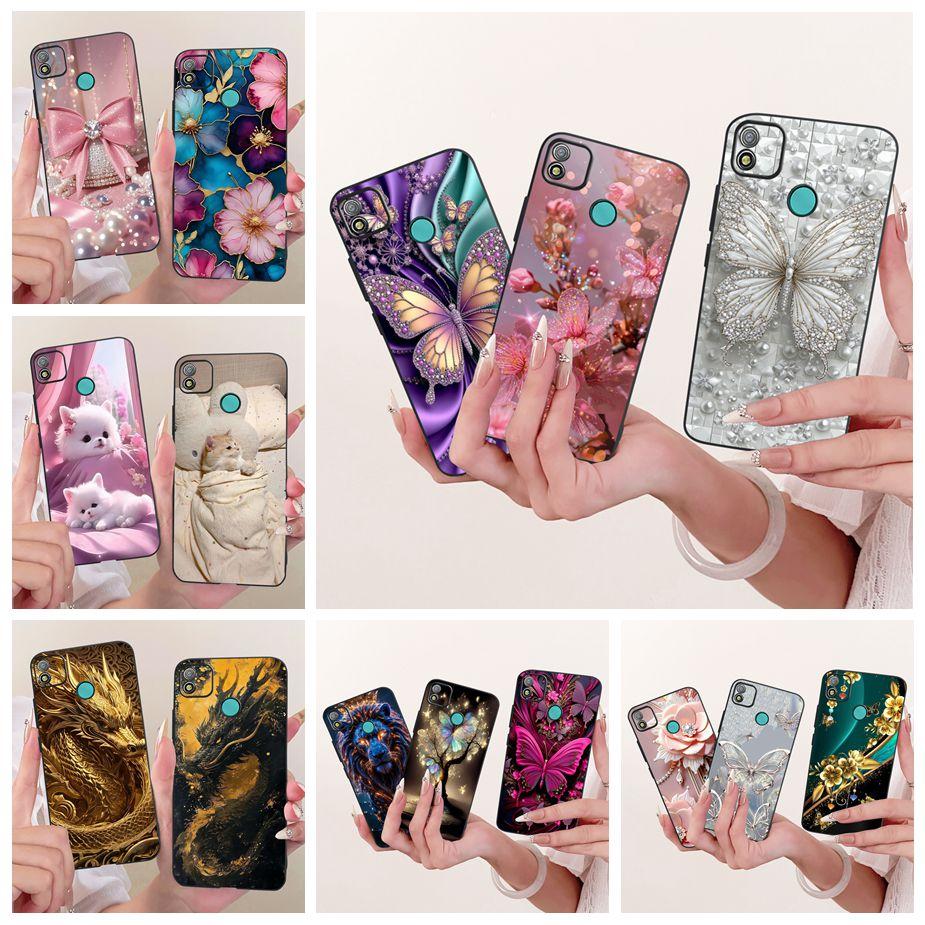 For Tecno Pop 4 Case BC2c BC1s New Luxury Painted Cover Soft Silicone Case For Tecno Pop 5 BD2 BD2p BD3 BD1 BD2d Pop4 Pop5 Shell
