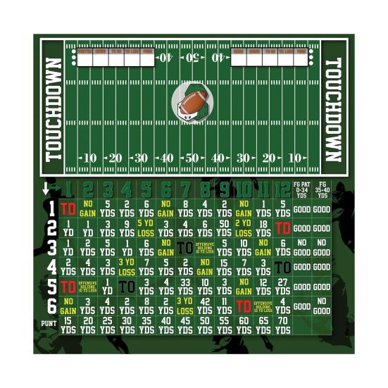 

Wooden Football Dice Game Travel Family Game Night Parties Interactive Football Board Game Adults Football Knuckle Touchdown Dice Table Game 1pc