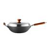 Chuidahuang 34cm Cast Iron Wok